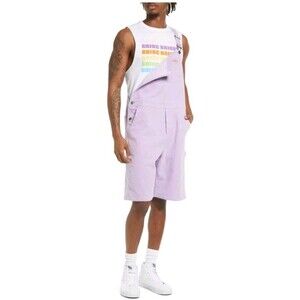 BP Pride Corduroy Short Overalls Carpenter Lavender Purple NWT Queer 3x (J15)
